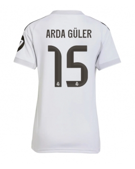 Billige Fotballdrakt Real Madrid Arda Guler #15 Replika Hjemmedrakt Dame 2025-26 Kortermet Billige Fotballdrakt Real Madrid Arda Guler #15 Replika Hjemmedrakt Dame 2025-26 Kortermet